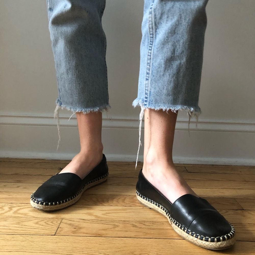 Leather Espadrilles
